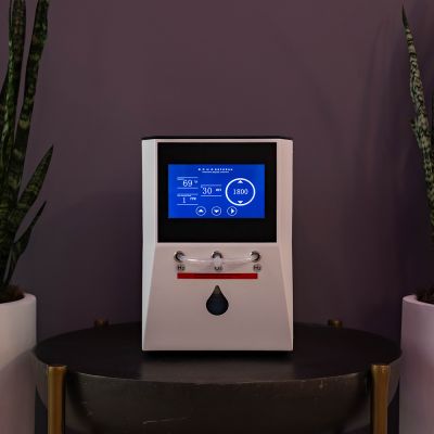 hydrogen therapy machine in serene setting at SoulSpace in Cleveland