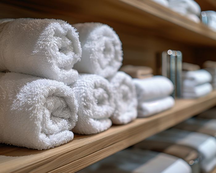 plush towels to enjoy in the locker room