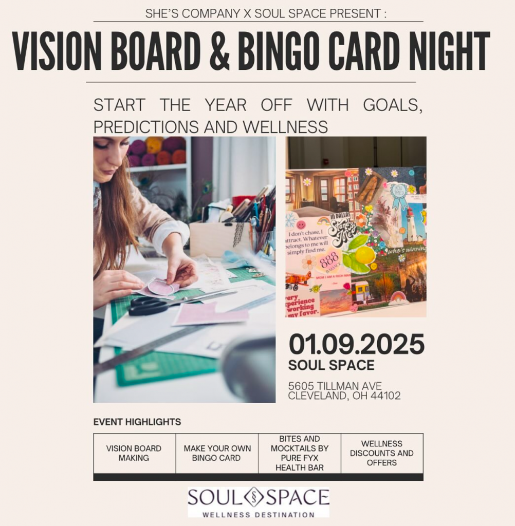 Vision Board & Bingo Card Night